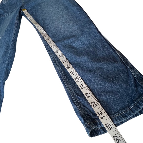 ❌SOLD❌ Free People Chloe Baby Barrel Jeans High Waist Straight Leg Blue Small S - Picture 13 of 17